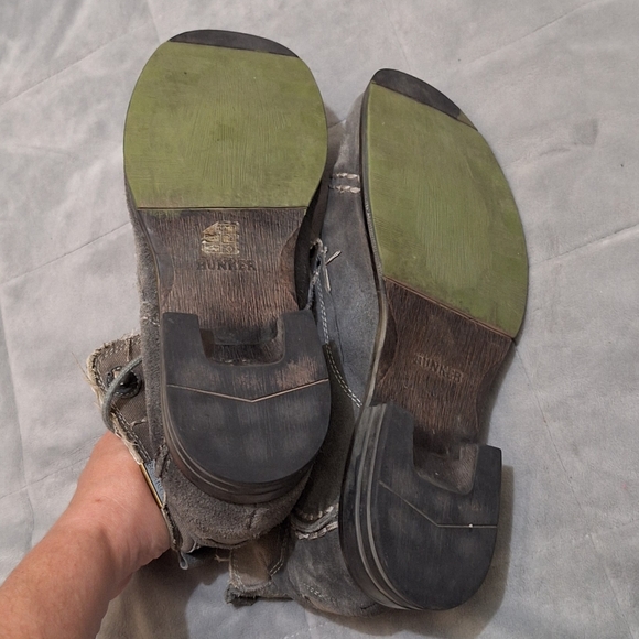 Bunker Suede And Canvas Boots - Picture 4 of 7